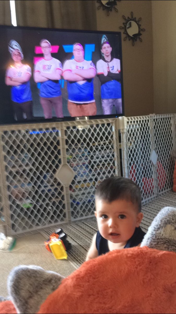2winsmomma's tweet photo. He’s been playing/watching since he was born!! 😂 Jaden is amazing at age 7! Proud G-ma https://t.co/zCKDSfn1BP