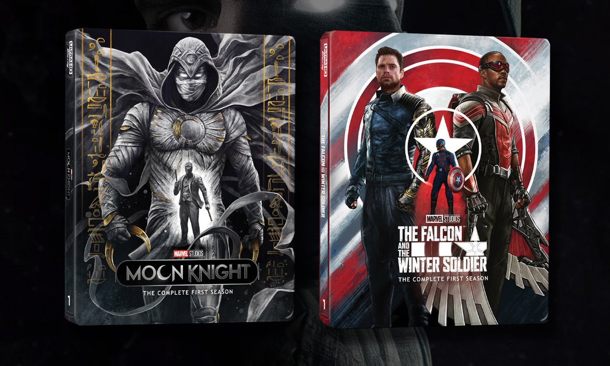 ChocoBonPlan's tweet photo. Les 4K Steelbook des saisons 1 de Moon Knight et Falcon sont en précommande sur FNAC

Moon Knight👉 https://t.co/fPZ9B0xD6P
Falcon👉 https://t.co/RMGQbGnyCy

Egalement dispo pour rappel
Andor👉 https://t.co/ERe0Bp5ca2
Obi Wan👉 https://t.co/gmFdt1GGUb https://t.co/4SVAWOCVyf