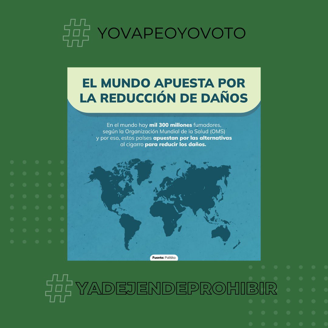 armndo_prez's tweet photo. ¡La prohibición del vapeo está atacando los derechos y la salud de millones de mexicanos que buscan dejar de fumar! #YoVapeoYoVoto #YaDejenDeProhibir https://t.co/FfdIyHU8t0