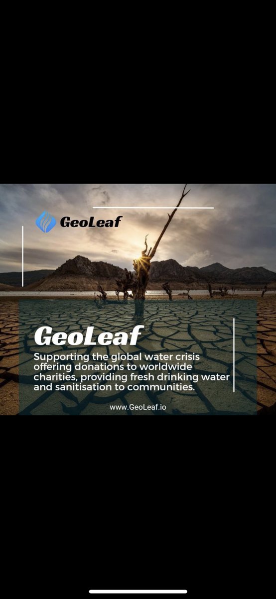 KevinHa99848313's tweet photo. #GeoLeaf

Lots of talk going around about the bull market  coming, about the halving coming, about the BTC ETF’s volume going up and up. These are great!!

IMO the projects that will benefit from the above the most are the ones with REAL WORLD UTILITIES and @GeoLeafToken fits that bill!!

#GeoLeaf has a utility that ACTUALLY helps communities and people that need help

#GLT is already putting their REAL WORLD UTILITY to use by supplying clean water to over 2562 people with the completion of 3 refurbished wells and 2 more are in the works 

Once the bull run explodes, #GeoLeaf,  with its proven REAL WORLD UTILITY already in place and doing good in the world will be the project people will use to help others while also make money for themselves 

NFA   DYOR    Look into #GeoLeaf as an investment opportunity that will benefit not only yourself but also help improve other people lives with clean water

#GeoLeaf #BridgITWaterFoundation
#MakingLifeBetter
#HelpingOthers
#CleanWater