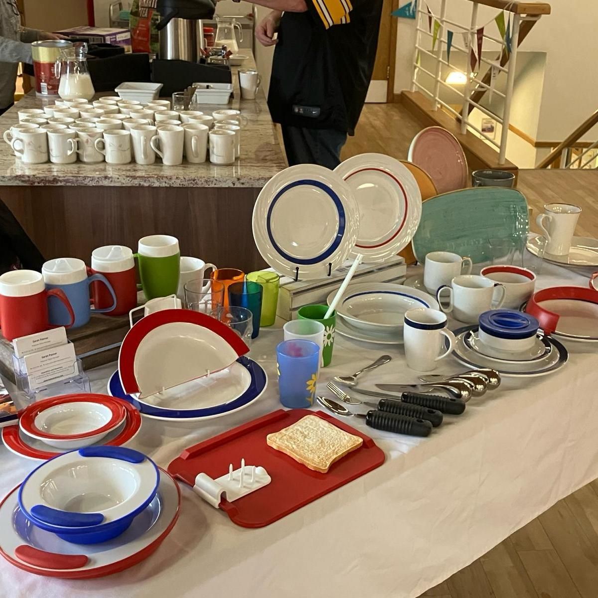 Nutrition and Hydration Week is designed to help understand the importance of mealtimes in health & social care.  We have a range of products designed to encourage independence and dignity whilst increasing hydration & nutritional intake, which we presented at Trinity Hospice!