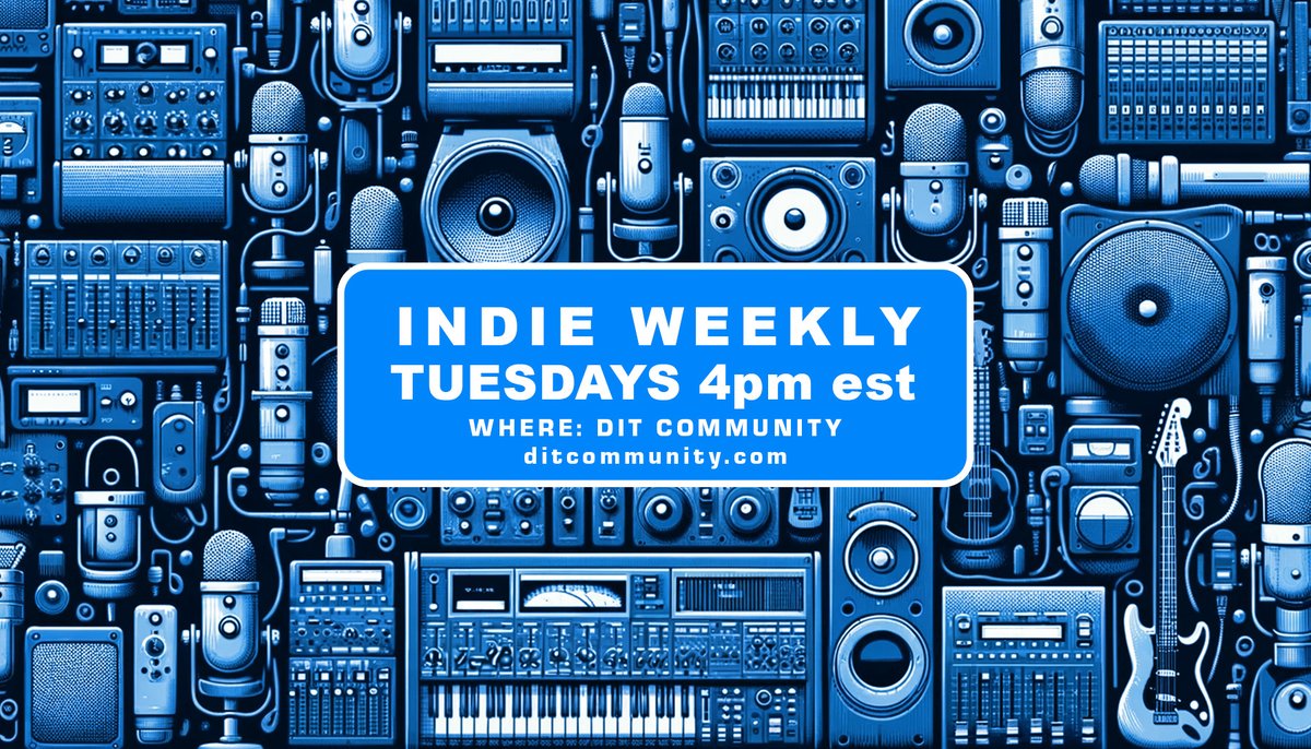 Please note today's INDIE WEEKLY will start at 4:30PM eastern live from @sxsw with @darrylhurs. Tune in live on theditcommunity.com