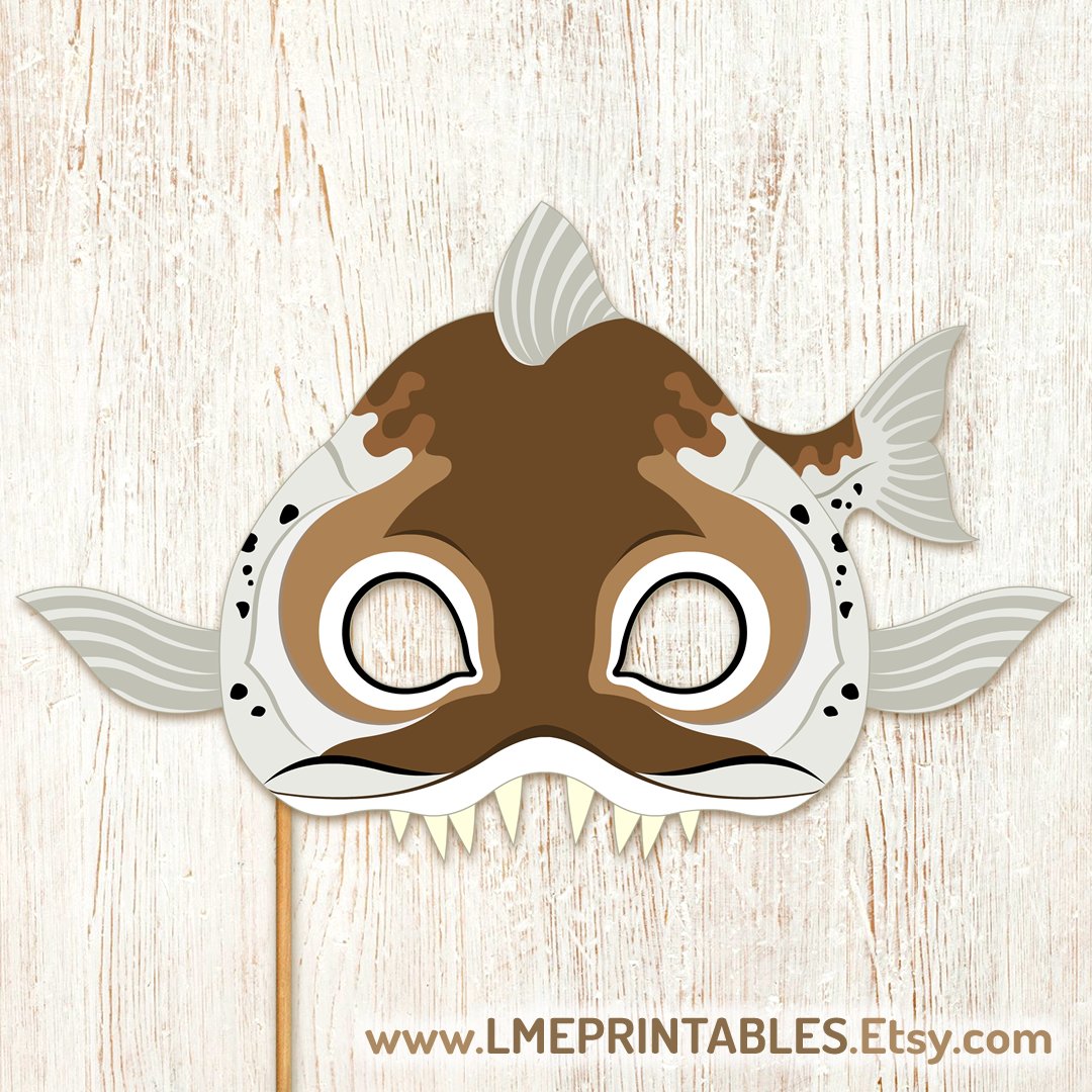lmeprintables's tweet image. Fish Mask Printable Halloween Costume John Brown Barracuda Pool Party Rockfish Piranha Sea Sturgeon Animal Child Shark Photo Booth Kid Adult etsy.me/3IvaTWp via @Etsy 
#fishmask #eastermasks #fishcostume #barracudamask #johnbrownfishmask #piranhamask #easterforkids #masks