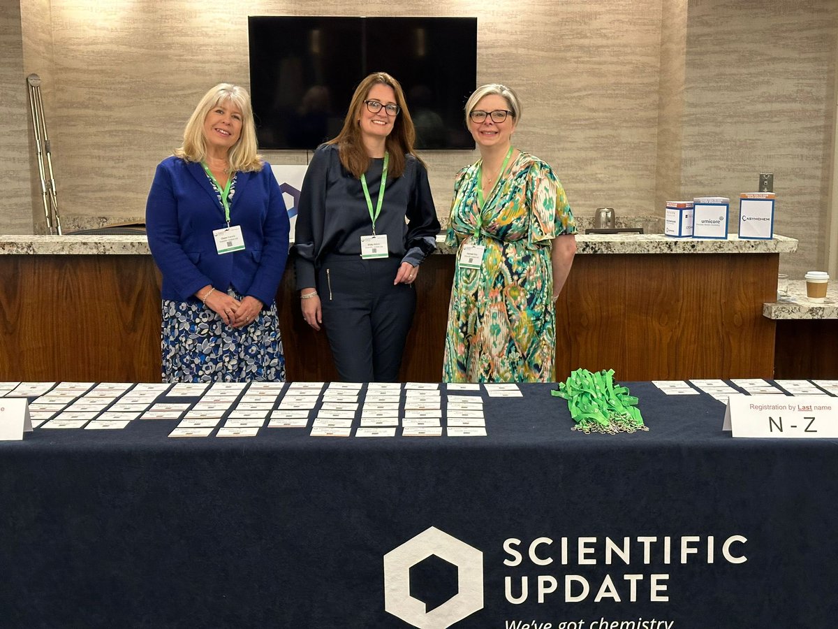Claire, Vicky and Hannah @SciUp are set up and ready to welcome everyone at our 51st OPR&D Conference in San Diego this week. 

#OPRDNA24 #OrganicChemistry #ProcessChemistry