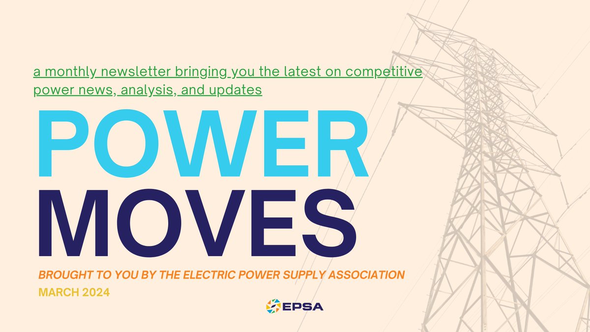 📰Power Moves #March2024 is here!
⚡ <a href="/NARUC/">NARUC</a> Pres + <a href="/NDPSC/">ND PSC</a>'s <a href="/fedorchak4ND/">Julie Fedorchak</a> joins the pod to share top priorities, 
⚡ EPSA on #powermarkets and 2024 in energy, 
⚡ Competitive power news with <a href="/bp/">Bryan Pendleton</a>, <a href="/Shell/">Shell</a>, <a href="/Calpine/">Calpine</a>, <a href="/VistraCorp/">Vistra</a>, <a href="/CPVEnergy/">CPV Energy</a>, 
+more. Sign up: lnkd.in/erMQDaCJ