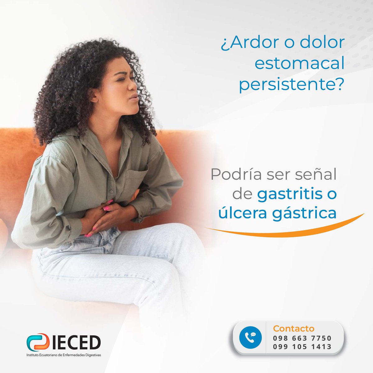 La infección por Helicobacter pylori no tratada
puede ser la causa de gastritis y/o úlceras gástricas.
😷

💊 Pasar por alto los síntomas y tomar medicamentos
sin antes ir al gastroenterólogo puede agravar tu
caso.

Te esperamos en IECED ✅

#ulceras #gastritis