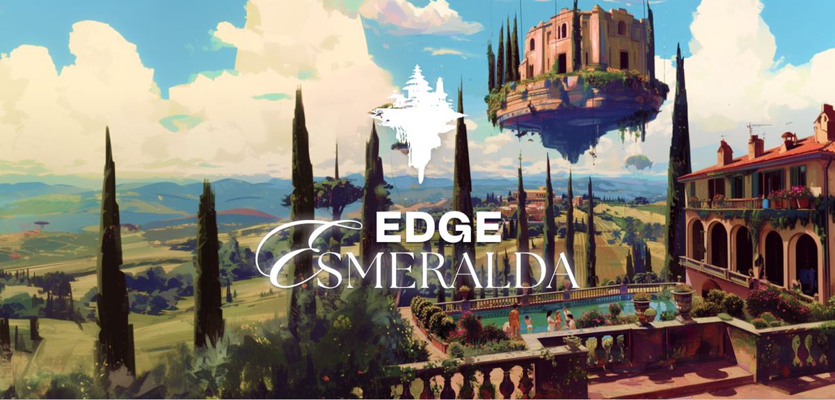 In June, I'm co-organizing a popup village called Edge Esmeralda! It will be a place for people who believe the future can be better & are actively working to make it happen It's also a prototype for a permanent new town I'm building — more on that in a future post 🙂