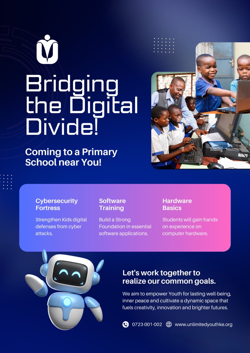 UnlimitedyouthK's tweet photo. "Connecting the Unconnected: Celebrating the Kickoff of our Program to Empower Communities and Close the Digital Divide for Kids and Young People"
📈🕵️👩🎓🖥️
#BrigdgingDigitalDivide
#UYK
#PromotingInnerPeacePurposeAndProsperity https://t.co/s6P9eIAsda