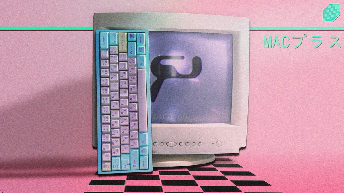 Cerakoted Ciel60 con GMK Analog Dreams R2 🌴💾