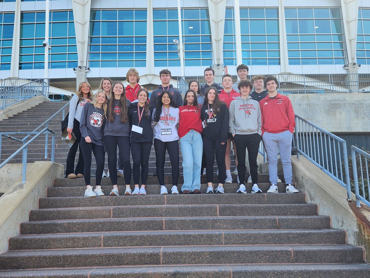 Great day and opportunity for some of our student athletes leaders at the @Ohio_GCC leadership workshop!