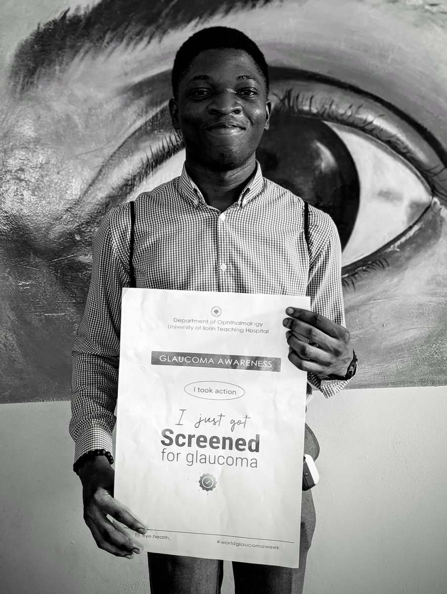 I got screened! 👁️ #worldglaucomaweek #UnitingForAGlaucomaFreeWorld #WGW2024 #uithglaucomaunit #GlaucomaAwareness