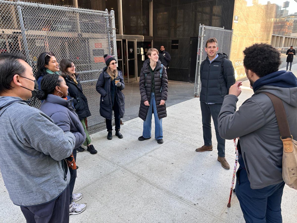 Must-pass #DefendRTC (S3254 / A4993) legislation would require that the courts give tenants the critical time they need to get the #RightToCounsel they’re entitled to—big thx to the @Gonzalez4NY office for joining us today!

Photo credit—@Save63Tiffany