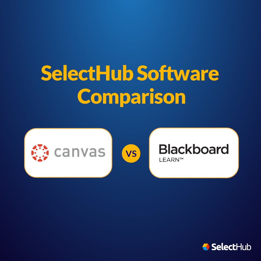 SelectHub's tweet image. Explore the similarities and differences between Canvas and Blackboard Learn in our in-depth comparison of the two LMS giants >> hubs.la/Q02nzfDd0
#lmssoftware #softwarecomparison