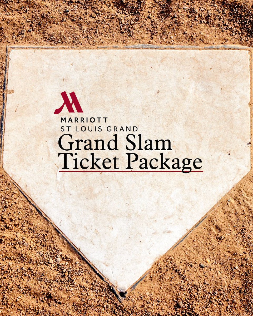 Make this baseball season a Grand Slam! Opening day is right around the corner and it's time to book your room to see the Cardinals this season! 

Book today with Marriott St. Louis Grand : buff.ly/3visXzP
.
.
#MarriottStLouisGrand #HelloSTL #HelloMarriottSTL