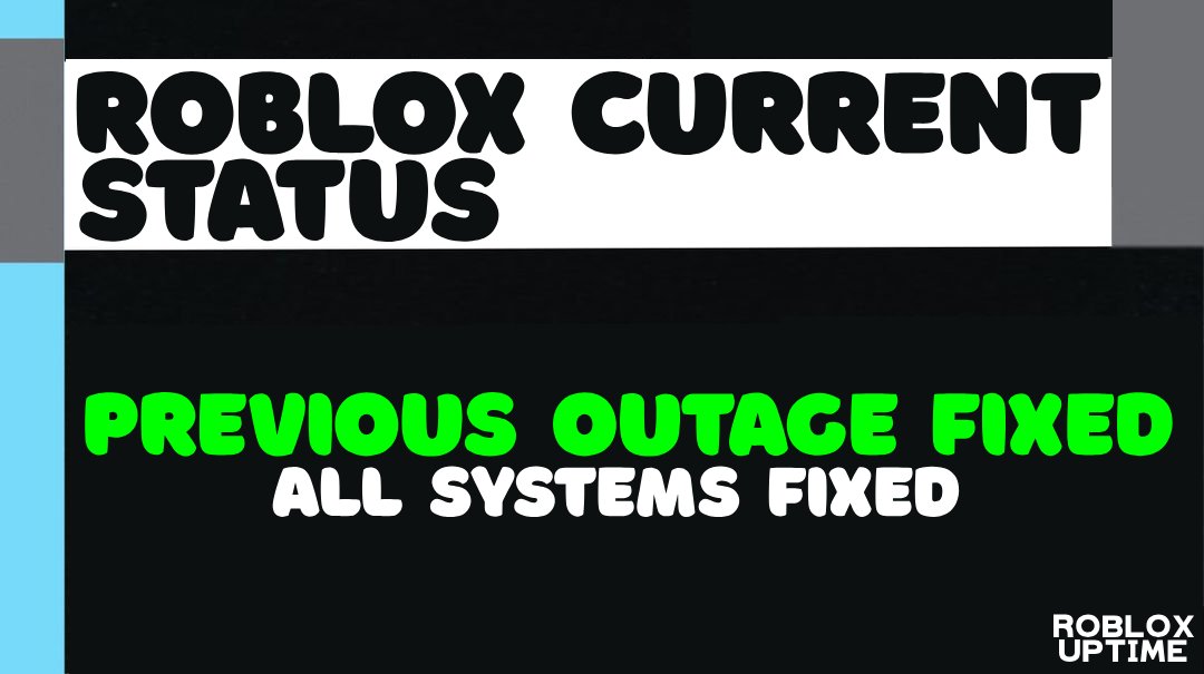Roblox_Uptime's tweet image. Roblox seemed to be having issues about 45 minutes ago, this outage is now over & Roblox is fully operational. #Roblox