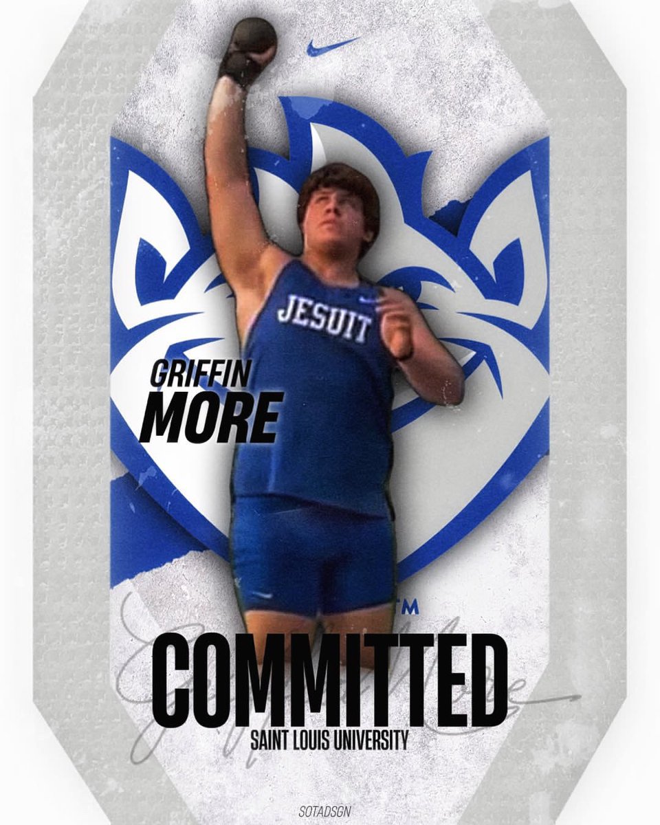 I am absolutely thrilled to announce that I’ll be joining the throws squad at Saint Louis University in the fall. Throwing for a D1 school has been a lifelong dream of mine, and finding the perfect fit was the cherry on top. Roll Bills!!!