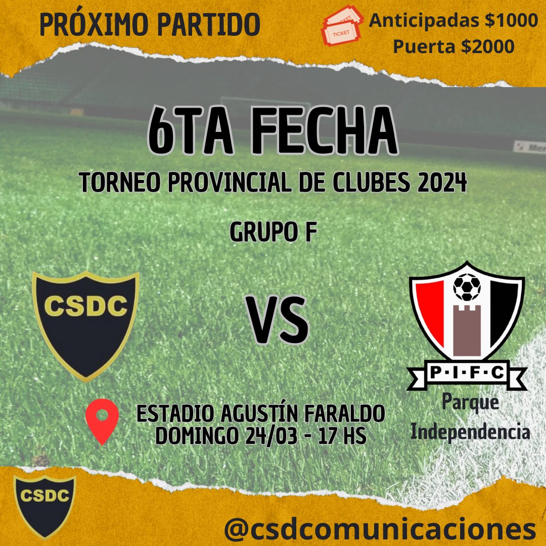 comulibres's tweet photo. Próximo partido en el Torneo Provincial de fútbol masculino! @fecofoficial1  
⚽️ Vs Parque Independencia (M. Caseros)
📍Agustín Faraldo
🗓 Domingo 24/03
⏰️ 1700 hs https://t.co/H2tRdZ80kY