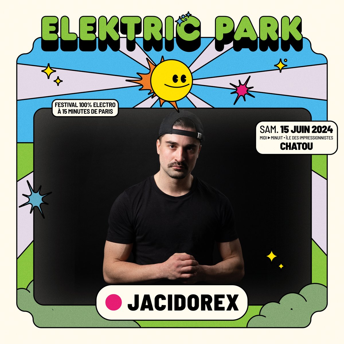 NOUVEAU NOM : JACIDOREX Jeune producteur bruxellois, @jacidorexacid est une des plus grosses stars de la techno mondiale ! Rendez-vous le 15 juin, sur la mainstage d’EPK pour un set des plus frappants 💣 Lien de la billetterie : shotgun.live/fr/festivals/e…