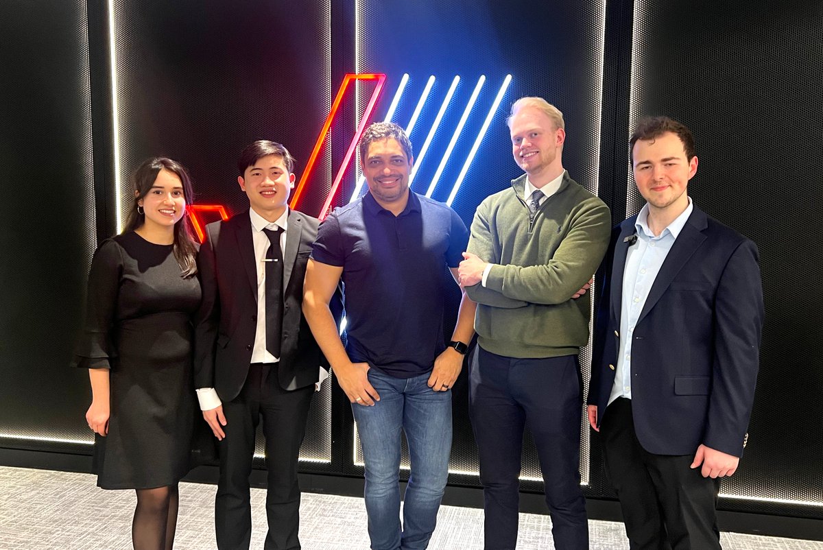 Our inspiring guest judge @pierslinney with our amazing young #finalists at Thursday's #YoungEntChallenge Grand #Final #event in #London. From left to right, Devi, Kolatat, Piers, Theodor and our #Winner #Ethan, whilst 5th finalist Mariia joined us via a live link from #Ukraine