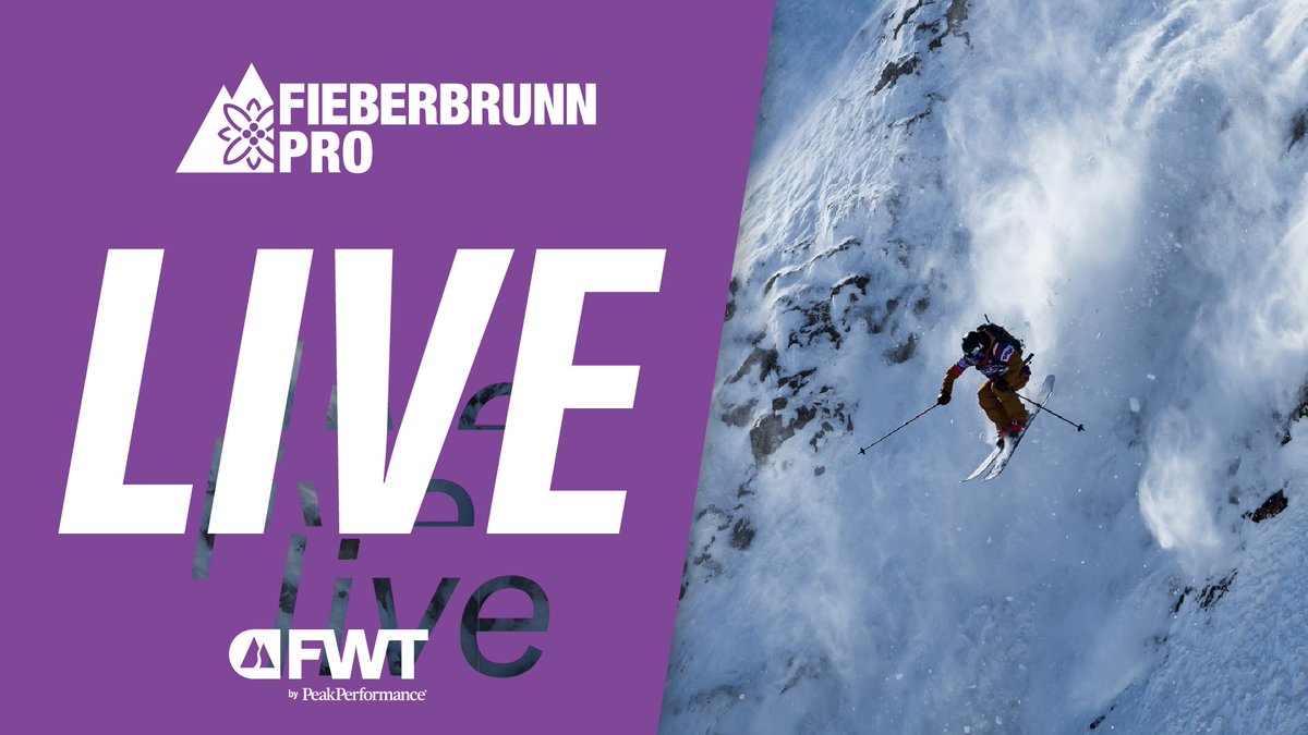The first stop of the @FreerideWTour Finals is set to go down this Thursday in Fieberbrunn, Austria at 8:15 am CET. Watch live here —> freerideworldtour.com/live #FWT24 #HomeofFreeride