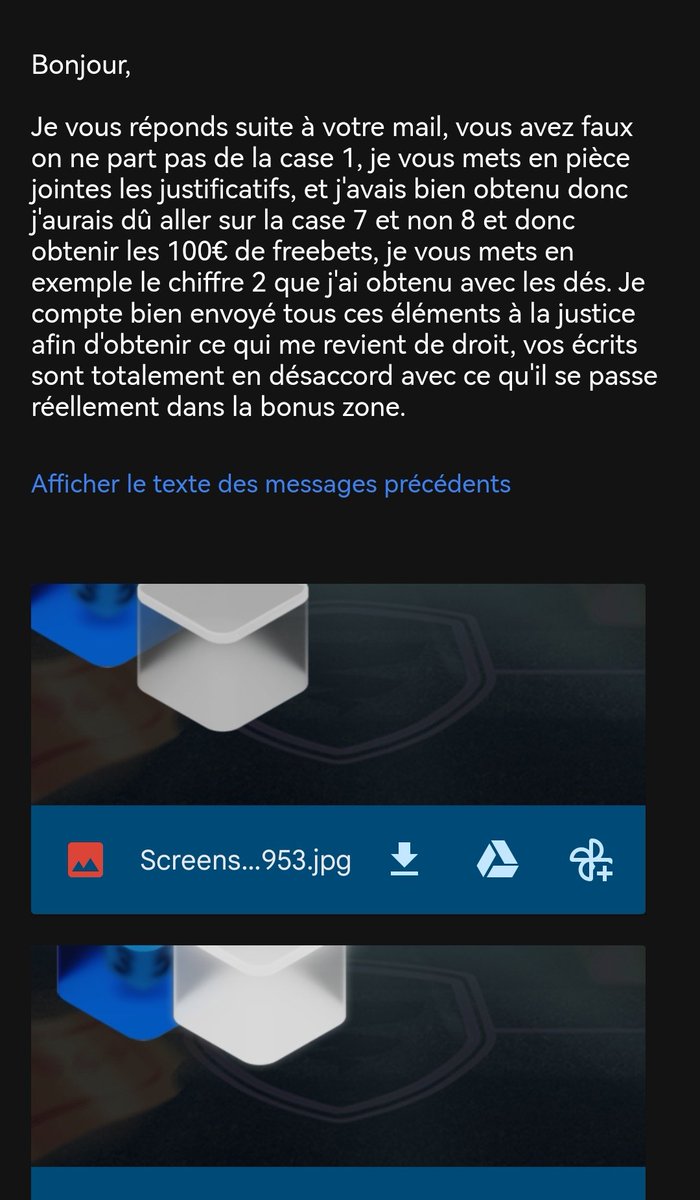 FabienQvs's tweet photo. On se rend compte qu'on a tord du coup on va peut-être faire le nécessaire c'est ça @Betclic ? Force à tous ceux qui se font douiller par eux 🙌🏻 #bonuszone https://t.co/SL7E0RcQsE