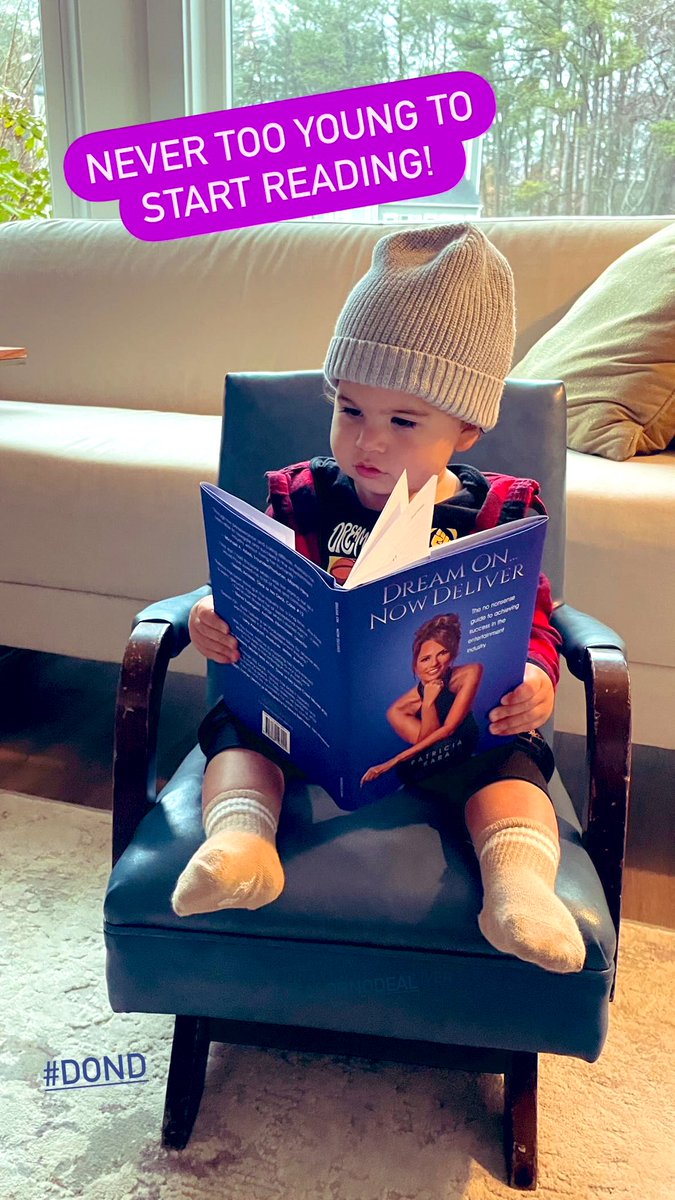 Never too young to start reading! 😁 #DOND #DreamOnNowDeliver #DealOrNoDeal