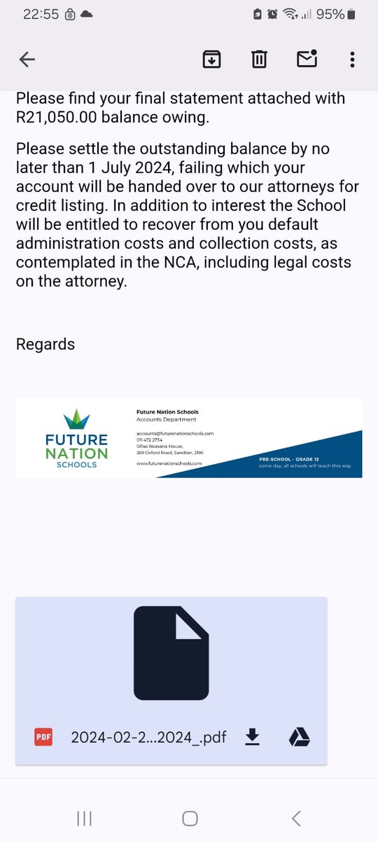 Please help share this post. One of the school's she sent an application to is 7km away from the place she moved to but she's still having a hard time getting the child into the school @departmentofeducation <a href="/Lesufi/">Panyaza Lesufi</a> <a href="/AngieMotshekga/">Angie Motshekga</a> <a href="/futurenationza/">Future Nation Schools</a> @sizwenxa