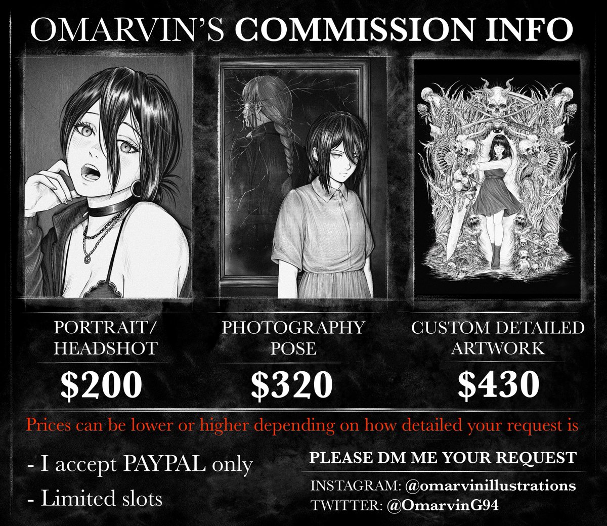 COMMISSIONS ARE NOW OPEN!