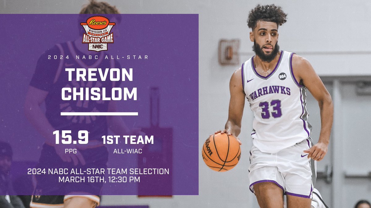 Congratulations to Trevon on being selected to the 2024 NABC All-Star Game! 📰: uwwsports.com/news/2024/3/11…