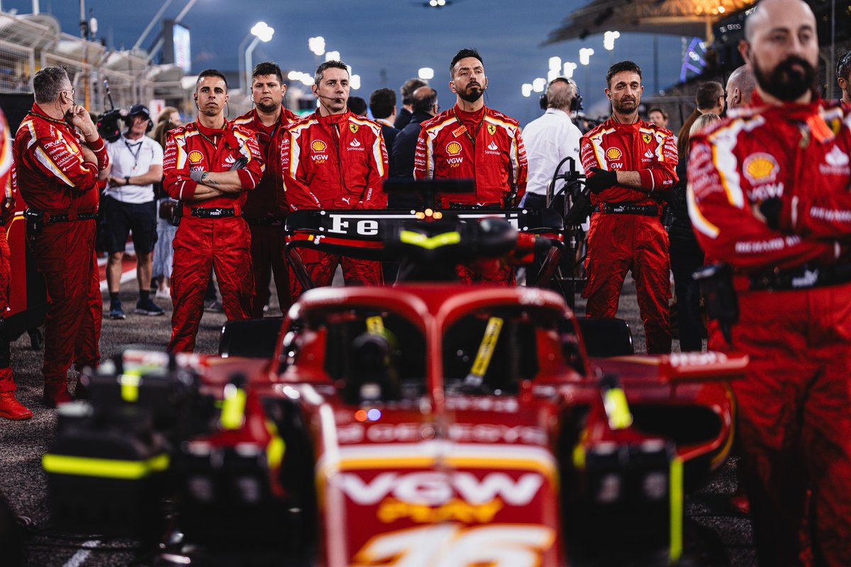 ScuderiaFerrari's tweet photo. On and off the track, the hard work continues ❤️ https://t.co/yaSPelBPcQ