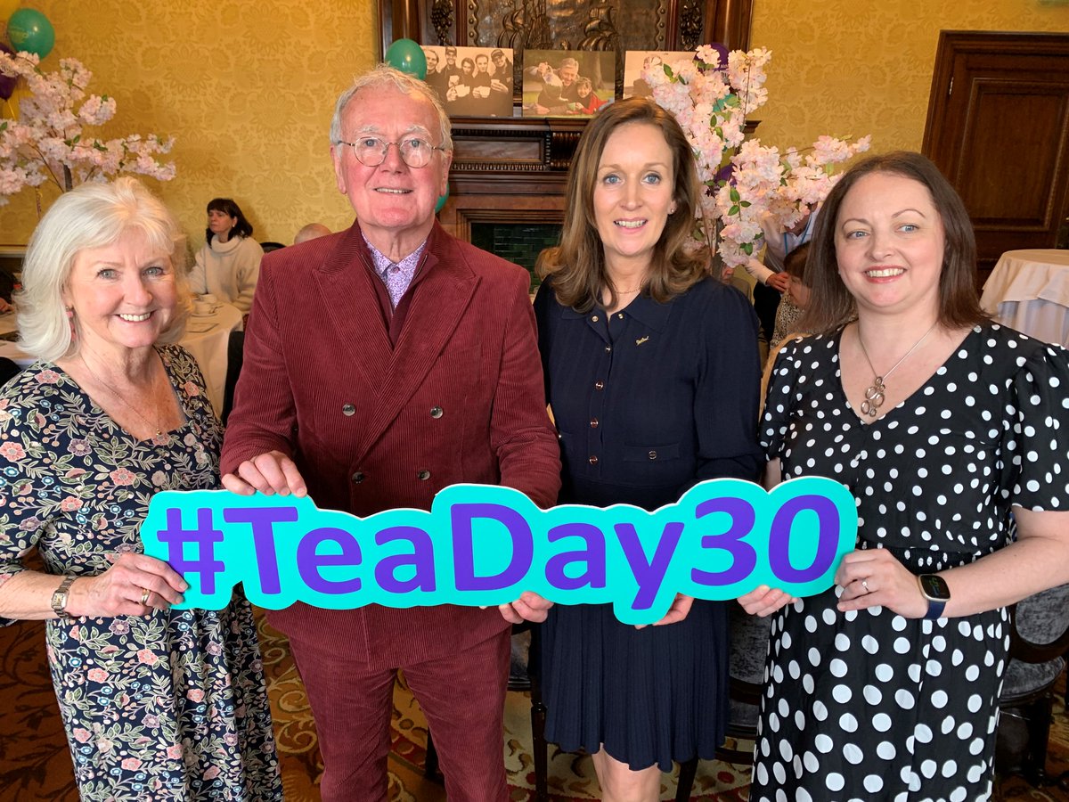 What a well supported event today for @alzsocirl 👏 Congratulations on celebrating 30 Years of the Alzheimer's Tea Day ☕ Pictured above 📷 Una & Bryan Murray - Ambassadors of @alzsocirl Yvonne McNamara - @radissonsthelen Mariéad Dillion - @alzheimersocirl