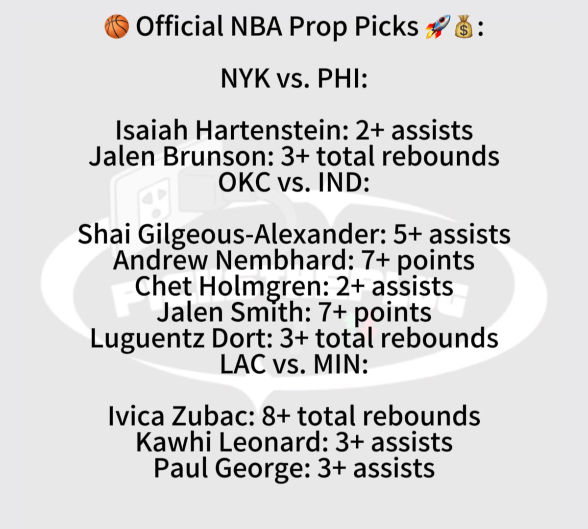 PicksThePlug's tweet image. 🚀 Prop Picks Challenge! If our selections sweep tonight, 2 lucky followers who like this tweet will each win $10 on Venmo! 🌟💵 Enjoy the games and good luck! #NBA #DFS #BettingTips
