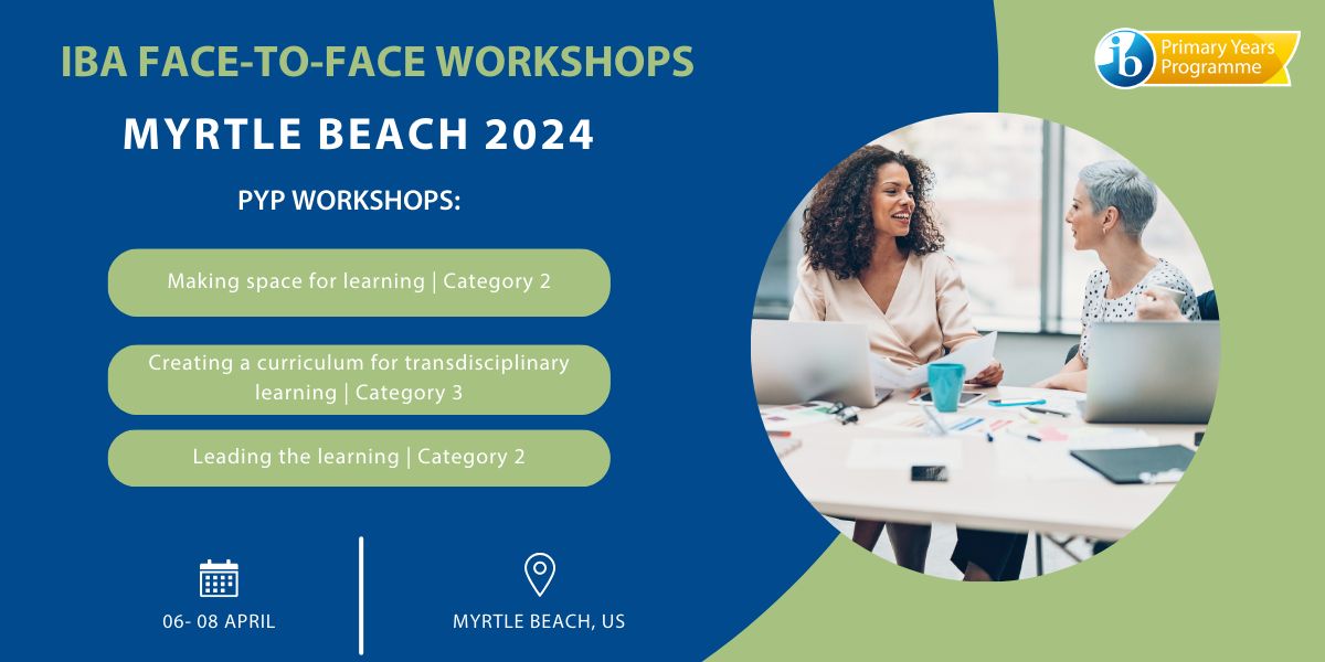 🚨 PYP educators there's still time to register for PD workshops in Myrtle Beach! 🏝️ Join us for fresh insights and valuable connections to elevate your teaching journey. Register today>> bit.ly/3wVbvCc