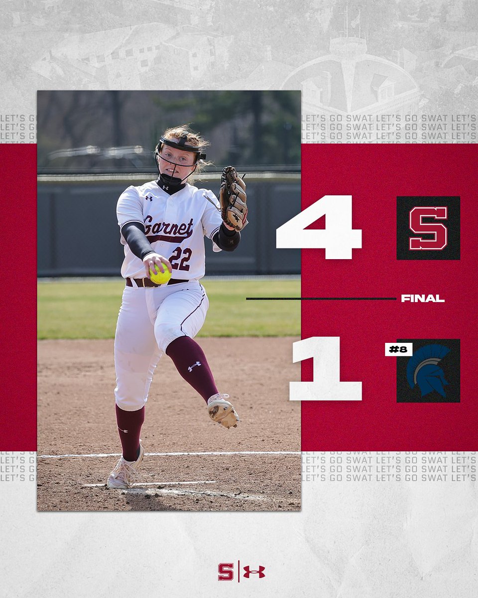 Sweep, sweep victory 🧹 Softball takes down a pair of top-10, nationally-ranked opponents behind excellent pitching performances from Lane Barron and Emily Bertrand!
