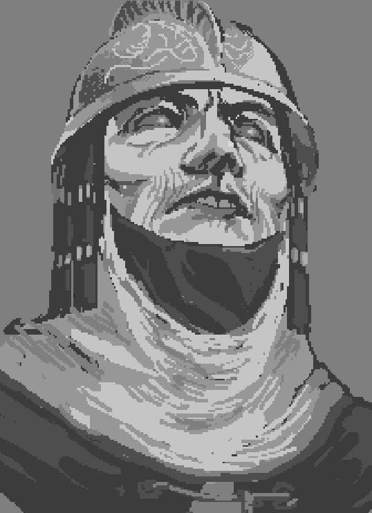 sketch progress.  leyndell soldier