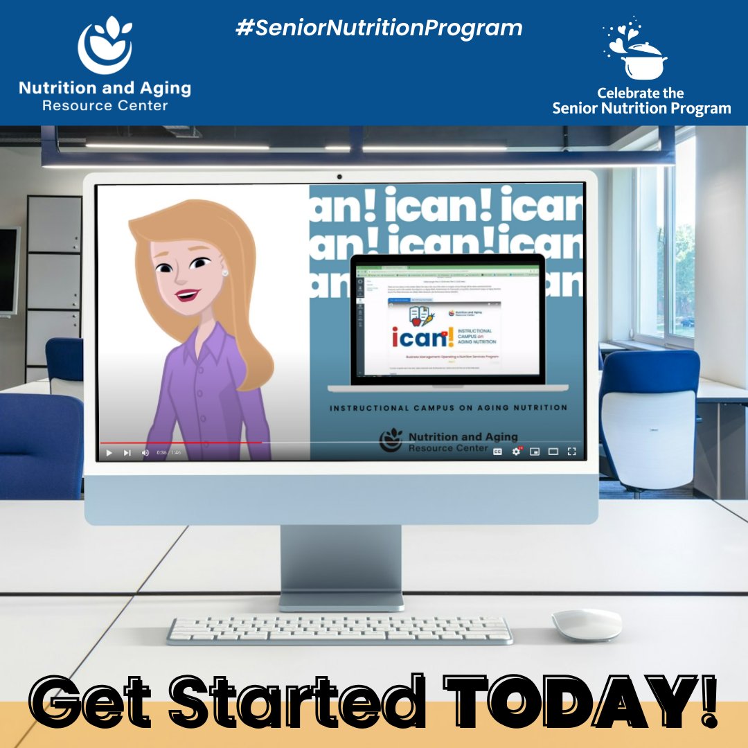 ican! is a series of interactive, online training modules that includes information on the OAA, partnerships, menu planning, diversifying funding, and more. Get started today: acl.gov/senior-nutriti… #SeniorNutritionProgram #ConnectionInEveryBite