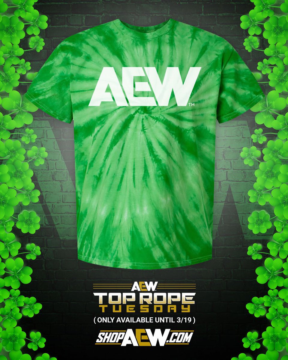 aew tie dye shirt
