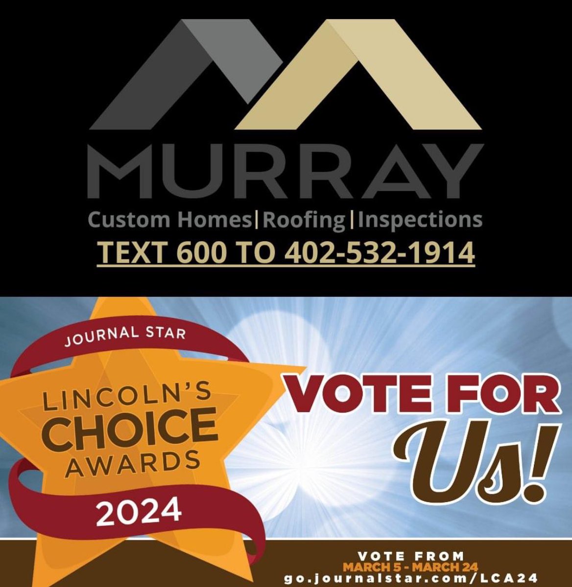 Murray_Ent's tweet image. 🗳️ Calling all our amazing Lincoln followers! 🌟 We're thrilled to be a part of Lincoln's Choice Awards, and we need your support! 🏆 Cast your vote for us once a day until March 24th – let's make our mark together! 🙌✨ #LincolnsChoiceAwards #VoteForUs #CommunitySupport #Vote
