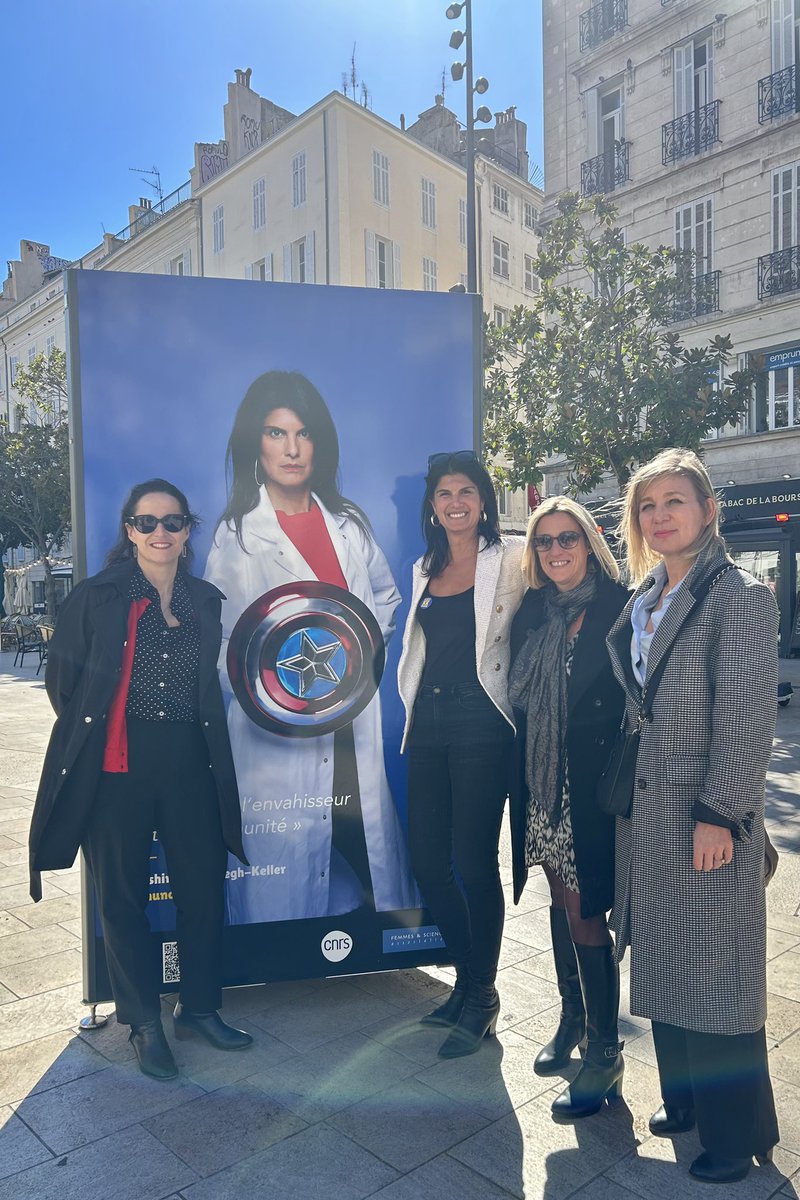 KellerMossadegh's tweet photo. Lancement 🚀 de la campagne #Science_XXElles à @marseille en présence des ambassadrices et de @AureliePhilipp8, @aurelielopes13 et @Emmachadtem.
Une initiative du @CNRS_dr12 et @FemmesSciences 👩🏻‍🔬!
@CIML_Immunology https://t.co/nItdHCcoqq