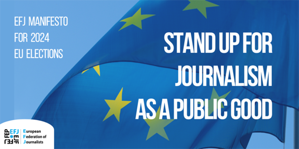 ▶️ La @EFJEUROPE lanza el manifiesto “defender el periodismo como bien público” de cara a las próximas elecciones europeas ▶️ Destaca tres puntos de acción para hacer que el periodismo sea viable y seguro y para regular la Inteligencia Artificial ℹ️➡️ tinyurl.com/ydw7dm2k