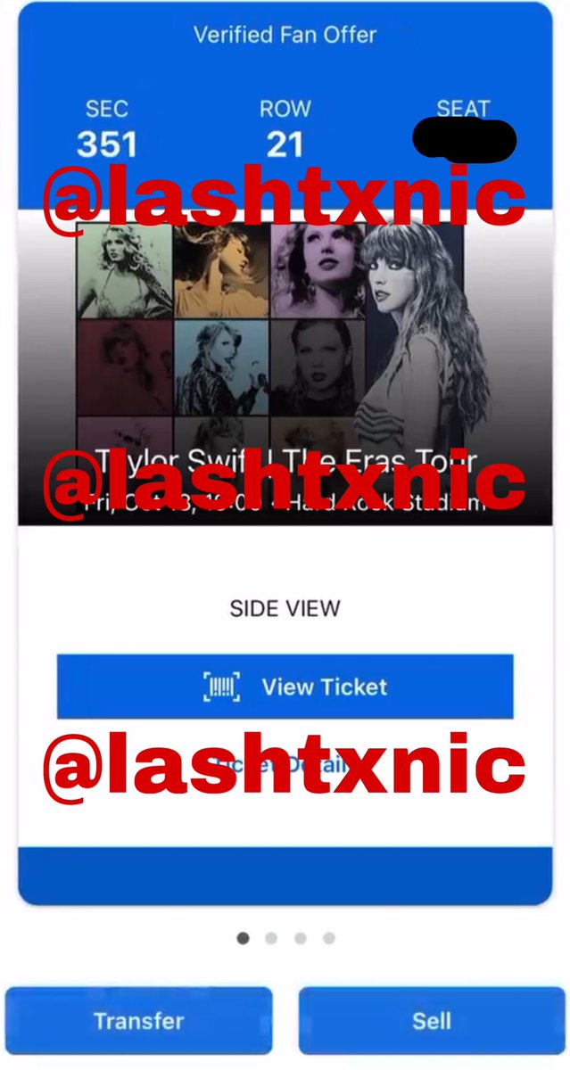 Eras Tour Resell tweet media