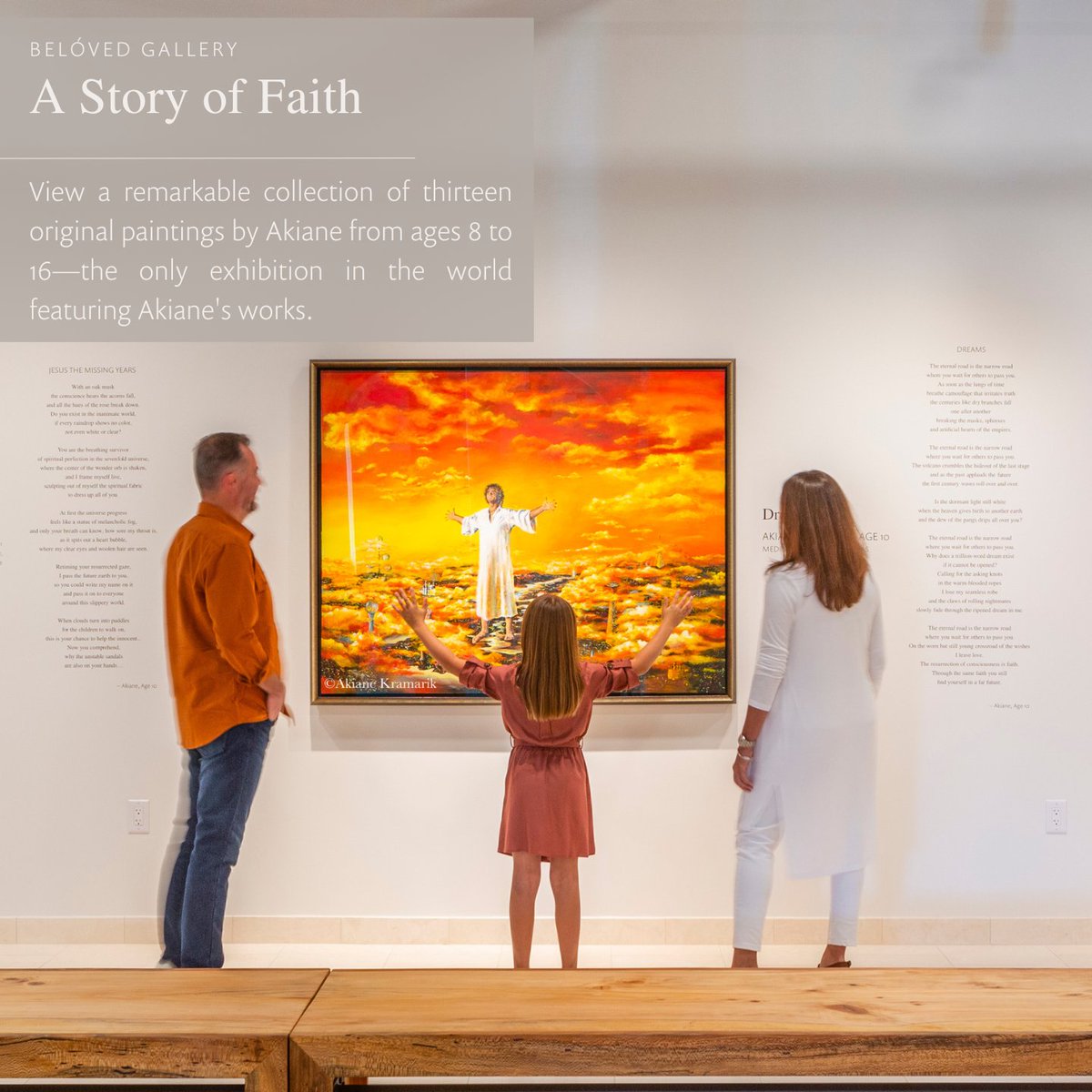 beloved_gallery's tweet photo. This Spring Break, experience the story. Tour our free exhibition, "Akaine: The Early Years."

Make a reservation today at https://t.co/bNp8ZrjiuO

#MarbleFallsSpringBreak #BelovedGallery #PrinceofPeacePainting https://t.co/njg63obXjs
