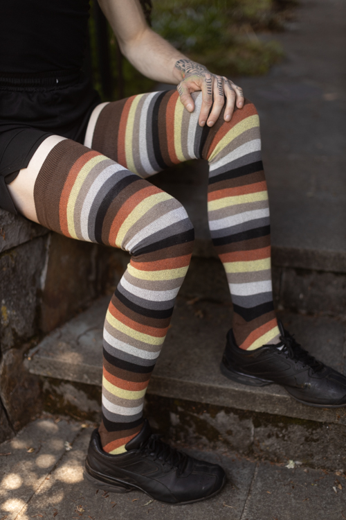 SockDreams's tweet photo. XL Foot for XL Sweeties!

US shoe size: 13-18 women's, 11-16 men's
Stretch, around leg: 27 inches at cuff, 24 inches mid-sock
Length, heel to top: 29"

https://t.co/ATFCrmmzf4
#pridesocks #ace #bearpride #socks https://t.co/tEPwkO8Vk2