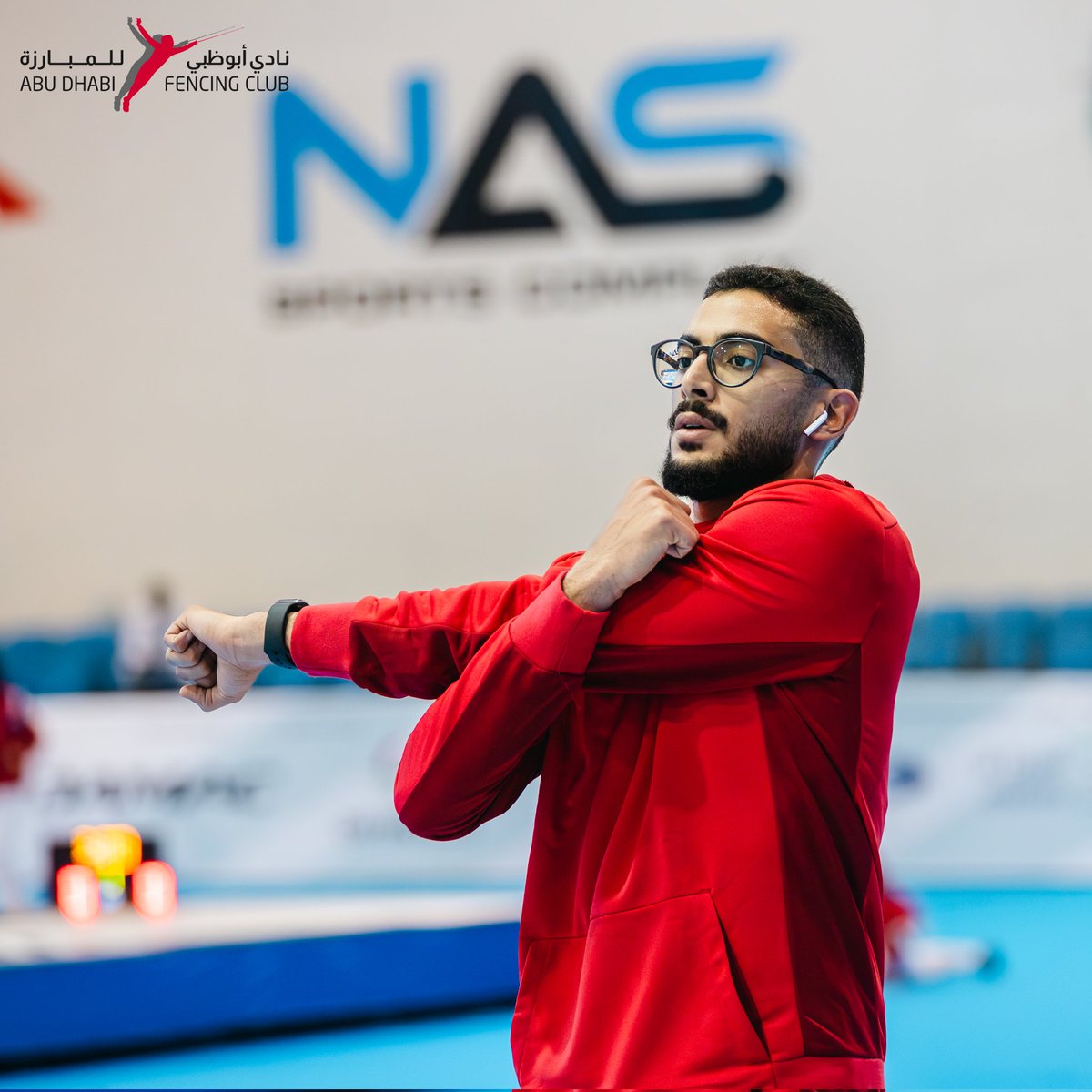 FencingAD's tweet photo. تمرّنوا .. واستعدّوا، أبطال نادي أبوظبي للمبارزة جاهزون للتحدي 

 The champions of the Abu Dhabi Fencing Club are primed for the challenge ahead.

#UAEFencing
#دورة_ندالشبا_الرياضية
#NASSportsTournament
#نادي_أبوظبي_للمبارزة
#AbuDhabiFencingClub
#AbuDhabiSportsCouncil https://t.co/QVKqwr4K6R