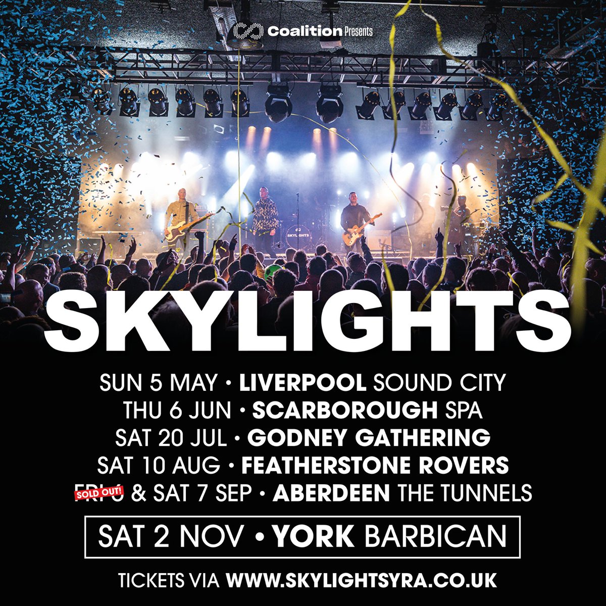 ‼️2024 LIVE DATES‼️ 

Who's joining us?! 

skylightsyra.co.uk 

#ASAW