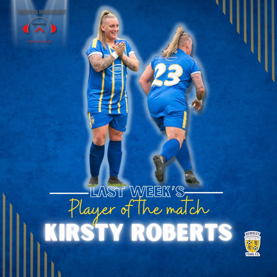 BewdleyTownLadiesFC (@bewdleytownlfc) on Twitter photo π βπππͺππ£ π π π₯ππ πππ₯ππ
With our game called off at the weekend, we wanted to do a shout out to our POTM for last weekends game against Redditch, Robbo! A great attitude and even better performance when asked to play out of position for us
π€ NeediPaul Management π βπππͺππ£ π π π₯ππ πππ₯ππ
With our game called off at the weekend, we wanted to do a shout out to our POTM for last weekends game against Redditch, Robbo! A great attitude and even better performance when asked to play out of position for us
π€ NeediPaul Management