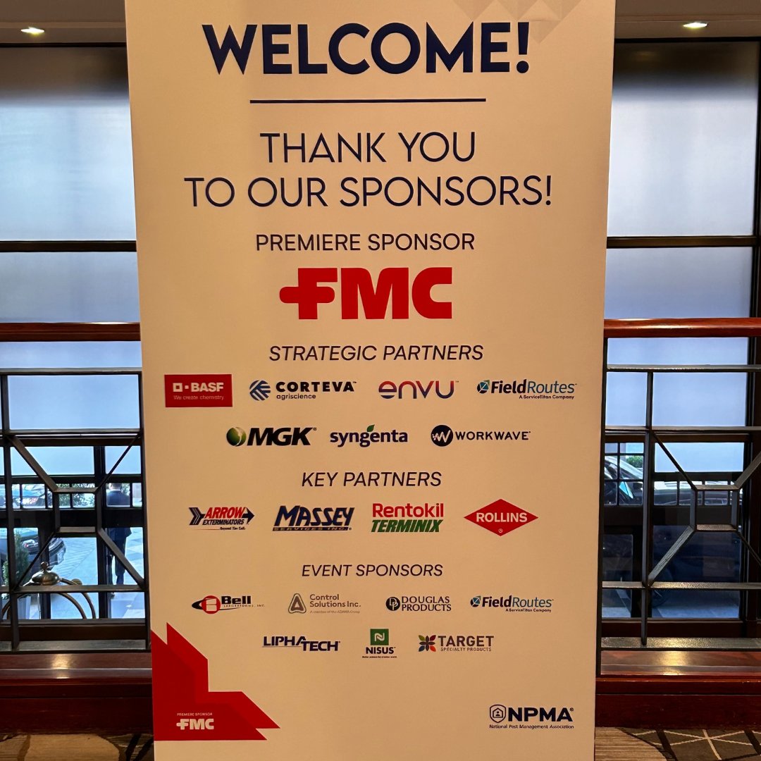 Proud sponsors at the National Pest Management Association's Legislative Day 2024, standing strong in support of our industry and the dedicated pest management professionals within it. 🐜🏛️ #NPMA #LegislativeDay #PestManagement #SupportingOurIndustry