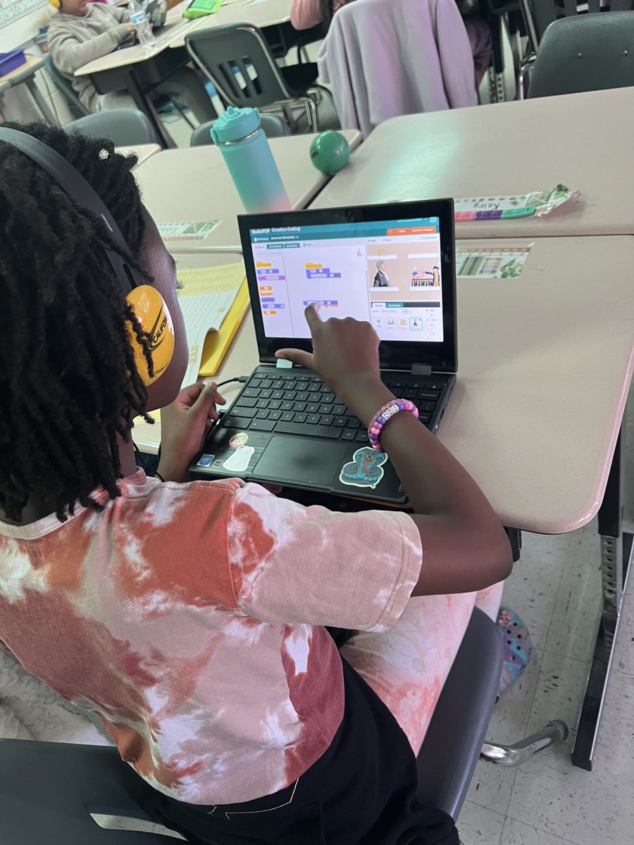 Ms. Kekoler (@a_kekoler) on Twitter photo We taught each other more about the American Revolution by coding with <a href="/brainpop/">BrainPOP</a> with <a href="/MsGroover2/">Candice Groover</a> AND one of our students has been drawing the 4th grade team at recess! Here’s one of Mrs. Vivanco and myself. <a href="/GuilfordEle/">Guilford Elementary School</a> We taught each other more about the American Revolution by coding with <a href="/brainpop/">BrainPOP</a> with <a href="/MsGroover2/">Candice Groover</a> AND one of our students has been drawing the 4th grade team at recess! Here’s one of Mrs. Vivanco and myself. <a href="/GuilfordEle/">Guilford Elementary School</a>