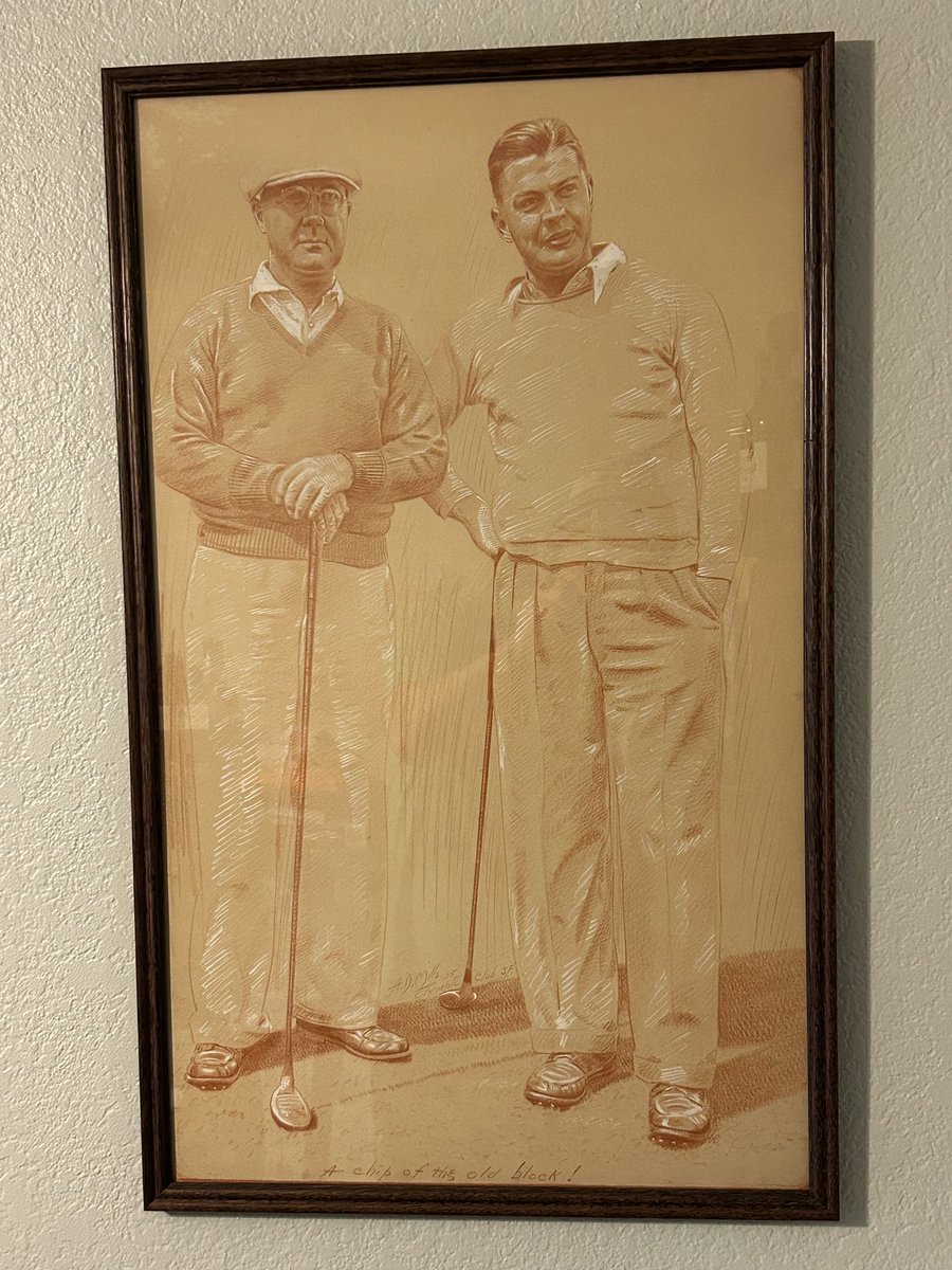 #golfart #golfchat #golf #art Olympic Club 1935 Artist A.D. Mills