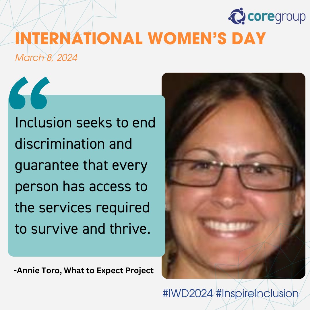 #InternationalWomensDay2024 was last week, but we're celebrating all month long! Today, we're featuring Annie G. Toro, President of @WTE_Project, and what this year's theme, #InspireInclusion, means to her. Learn more about her organization here: lnkd.in/dYk2taYZ #IWD2024